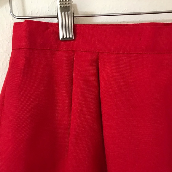 Vintage Red Pencil Skirt - Picture 3 of 6